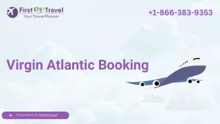 FirstFlyTravel : Virgin Atlantic Booking