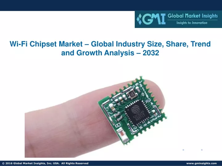 wi fi chipset market global industry size share