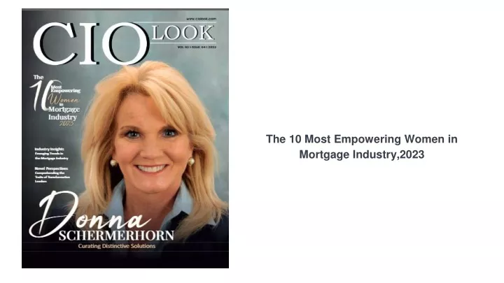 the 10 most empowering women in mortgage industry