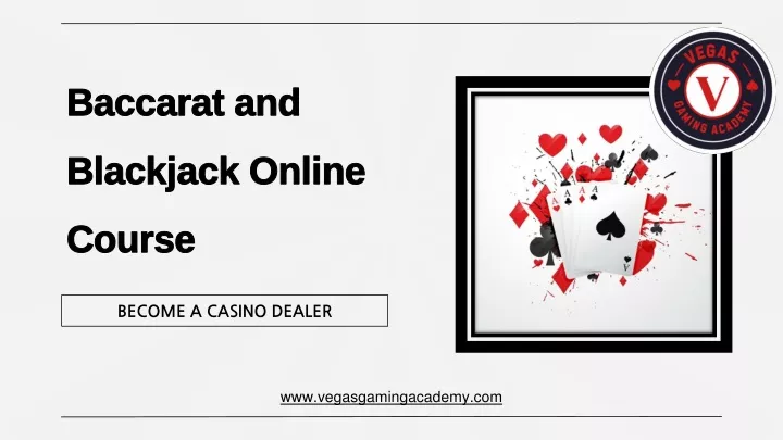 baccarat and blackjack online course