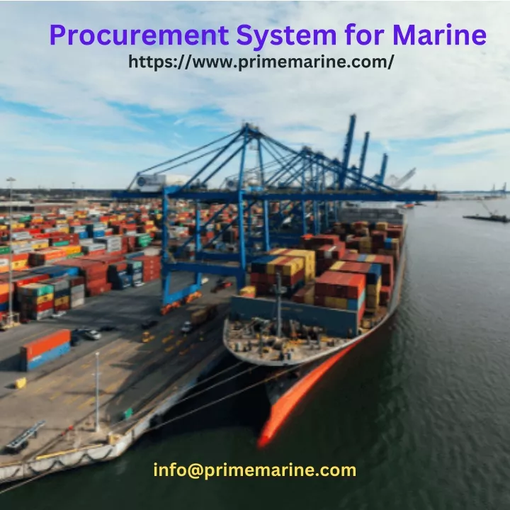 procurement system for marine https