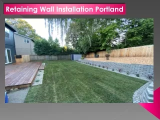 Retaining Wall Installation Portland