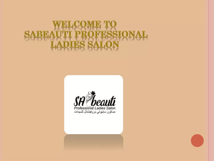 welcome to sabeauti professional ladies salon