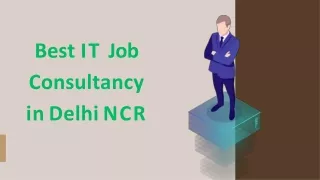 Best IT Job Consultancy Services Provider in Delhi NCR