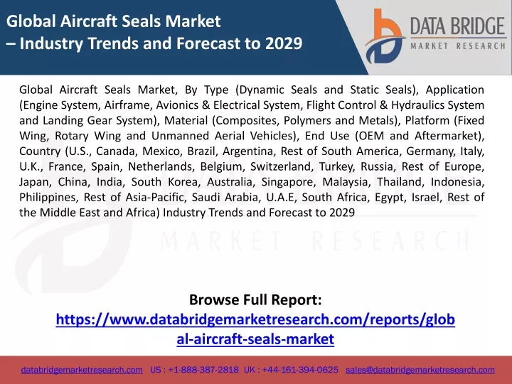 global aircraft seals market industry trends
