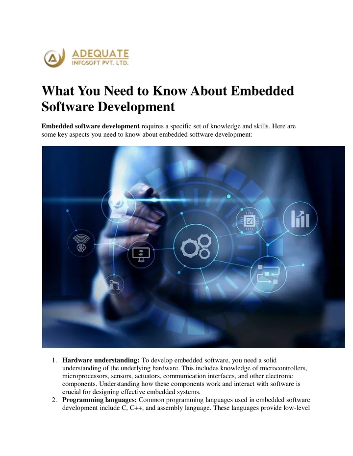 what you need to know about embedded software