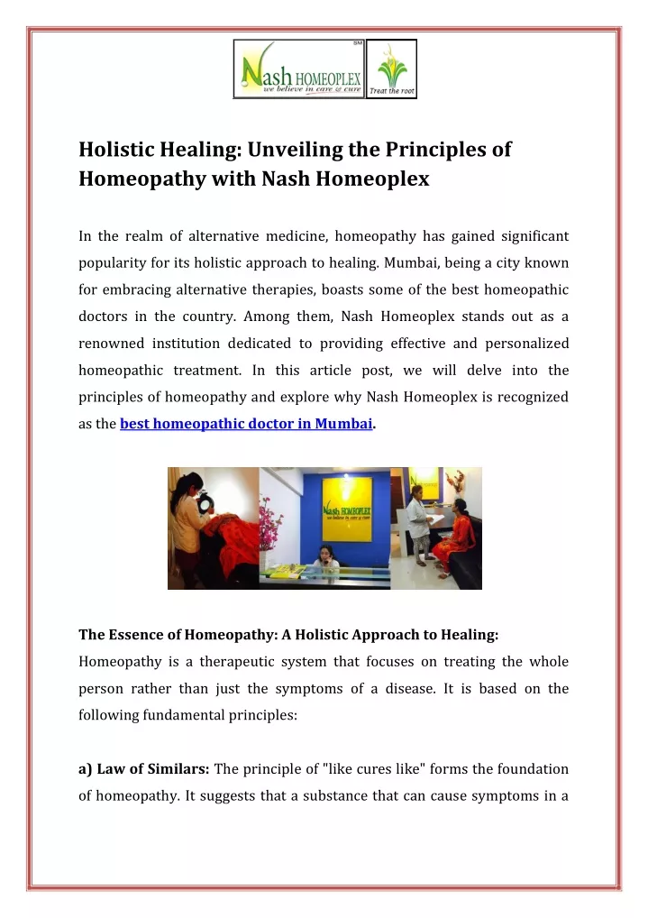 holistic healing unveiling the principles