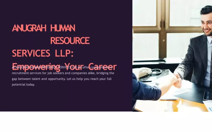 anugrah human resource services llp empowering your career