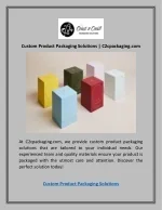 Custom Product Packaging Solutions | C2cpackaging.com - slide 1