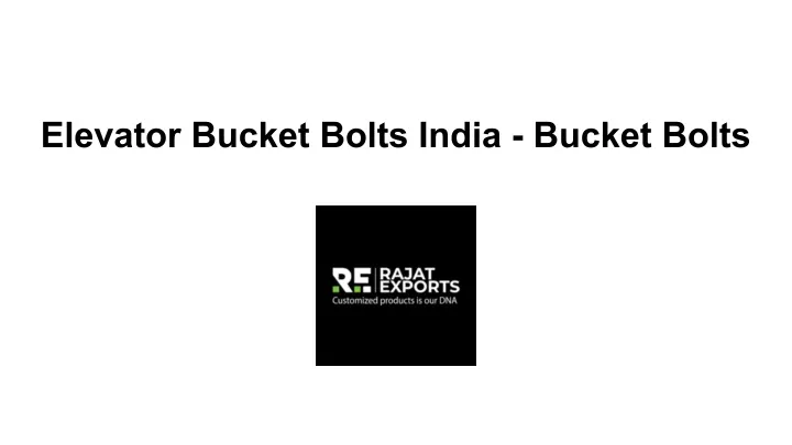 elevator bucket bolts india bucket bolts