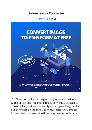 Image Converter: Your PNG Conversion Solution