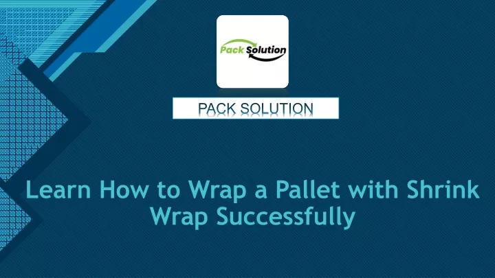 learn how to wrap a pallet with shrink wrap successfully