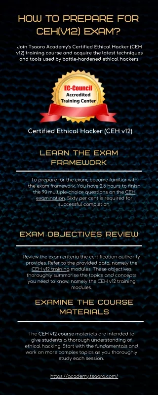 how to prepare for ceh v12 exam