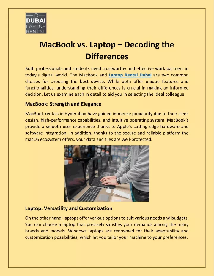 macbook vs laptop decoding the differences