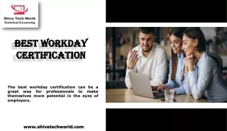 Best workday certification