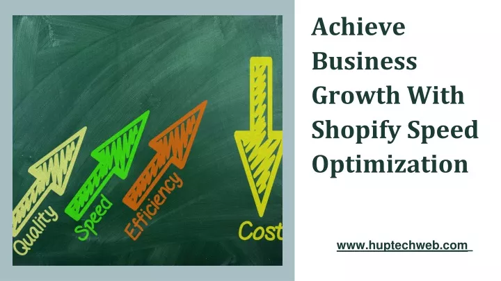 achieve business growth with shopify speed