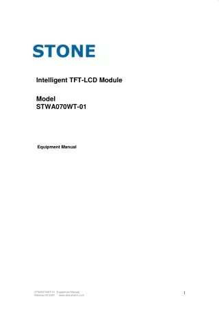 Datasheet STWA070WT-01