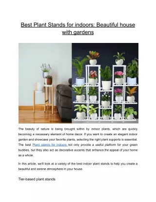 Best Plant Stands for indoors_ Beautiful house with gardens (1)