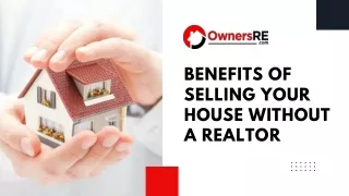 Benefits  of Selling Your House Without A  Realtor