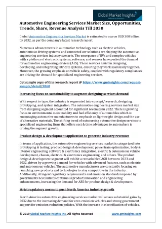 automotive engineering services market size