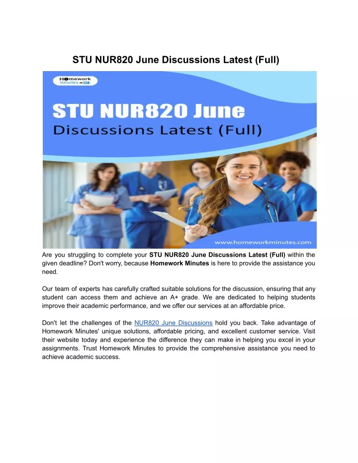 stu nur820 june discussions latest full