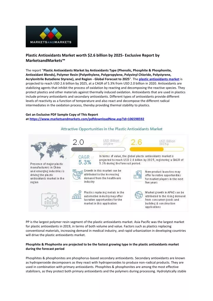 plastic antioxidants market worth 2 6 billion