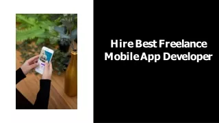 Hire Best Freelance Mobile App Developer