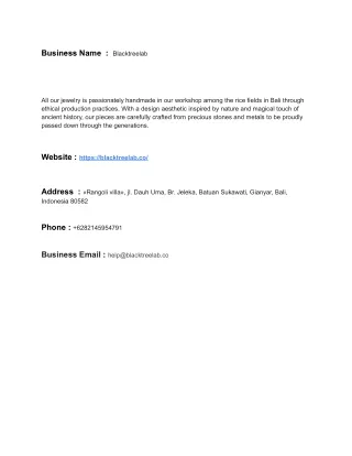 business name blacktreelab