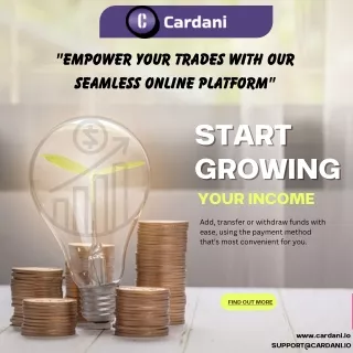 Cardani.io - "Empower Your Trades with Our Seamless Online Platform"