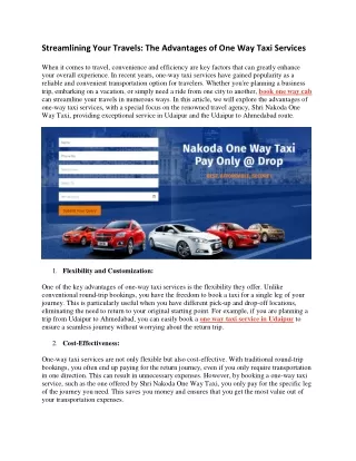 streamlining your travels the advantages