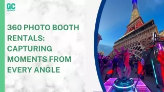 360 Photo Booth Rentals Capturing Moments from Every Angle