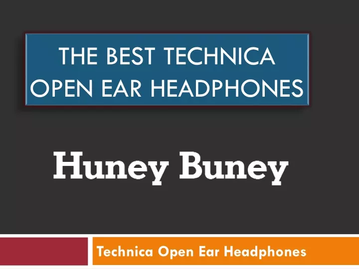 the best technica open ear headphones