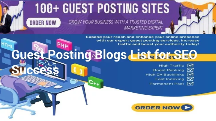 guest posting blogs list for seo success