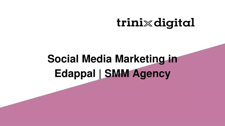 social media marketing in edappal smm agency