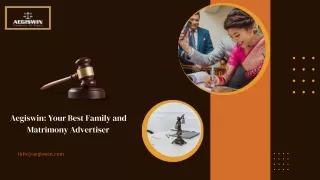 Your Best Family and Matrimony Advertiser