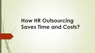 HR Outsourcing Services in Dubai