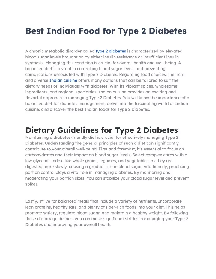 ppt-best-indian-food-for-type-2-diabetes-powerpoint-presentation