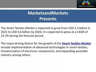 marketsandmarkets presents