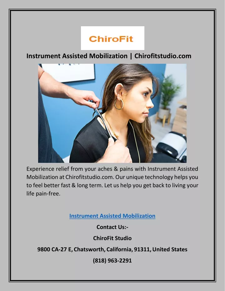 instrument assisted mobilization chirofitstudio