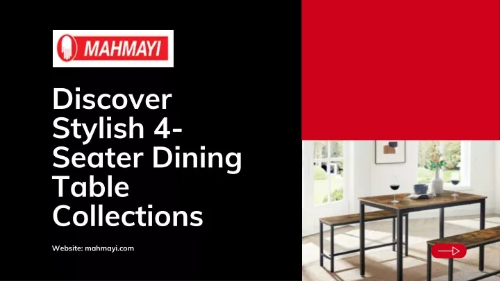 discover stylish 4 seater dining table collections
