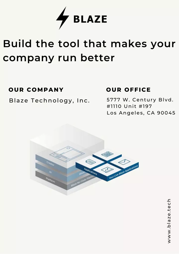 build the tool that makes your company run better