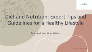 Diet and nutrition tips that Are Essential for a Healthy Lifestyle