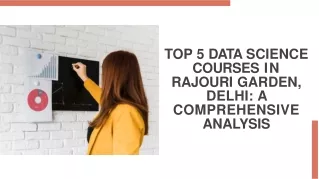 Top 5 Data Science course in rajouri garden, Delhi