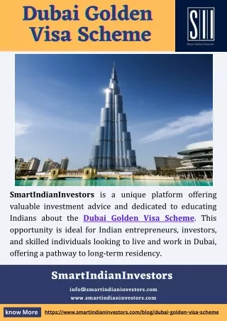 Dubai Golden Visa Scheme