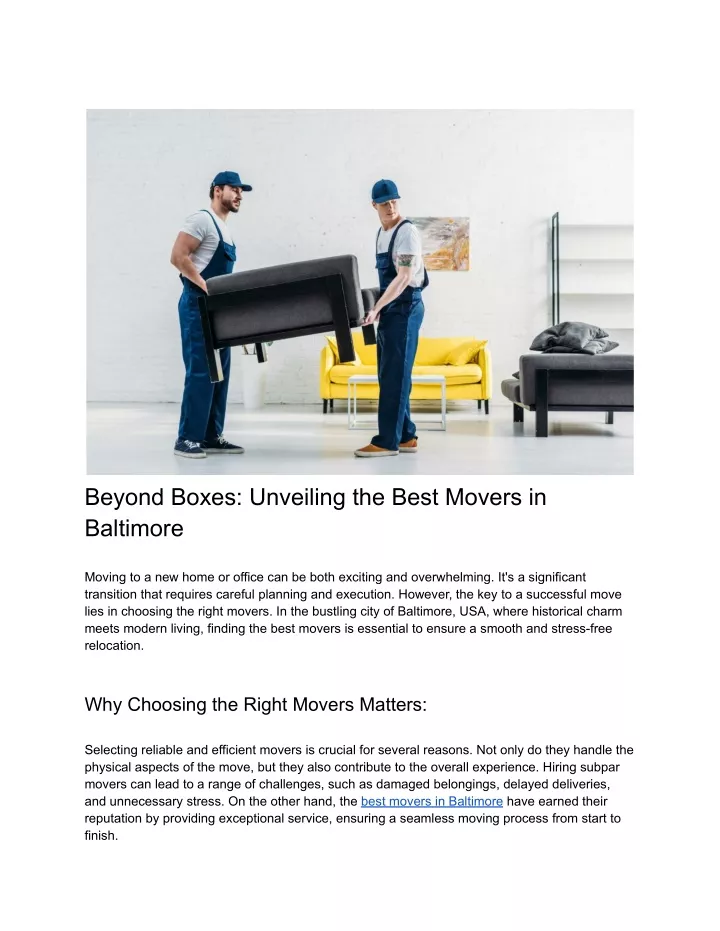 beyond boxes unveiling the best movers
