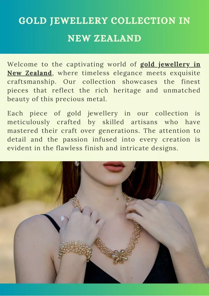 gold jewellery collection in