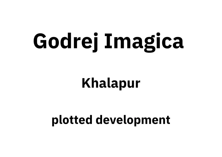 godrej imagica