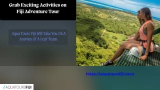 Epic fiji adventure tours in Fiji