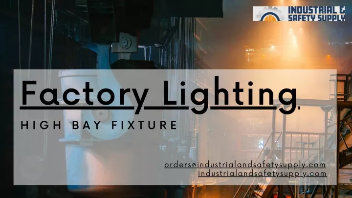 factory lighting h i g h b a y f i x t u r e