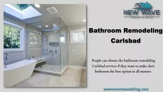 Bathroom Remodeling carlsbad